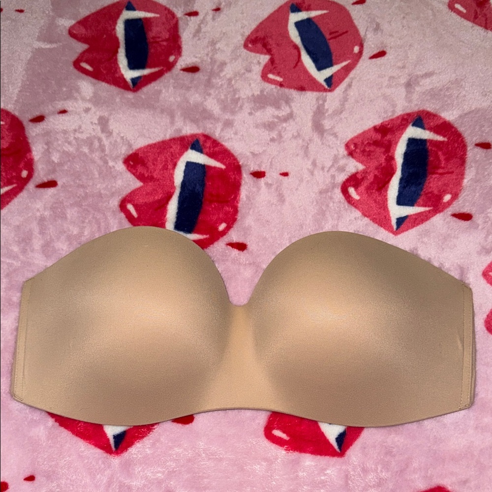 Soma Enbliss Stay Put Strapless Nude Bra
